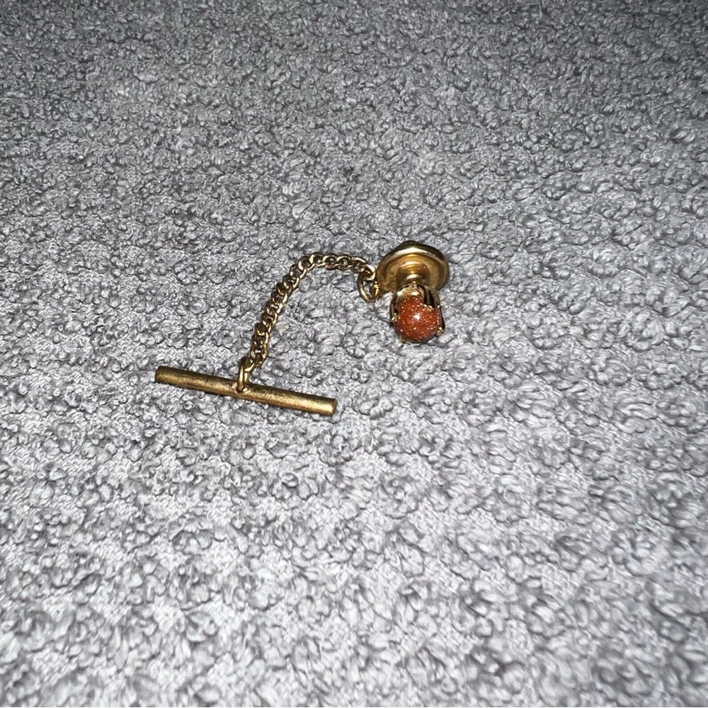 Men’s Tie Tack Pin in Gold